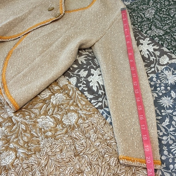 Vintage 60’s Stuart Mackey California Open Front Knit Cardigan Sweater Size 6 - Picture 6 of 13